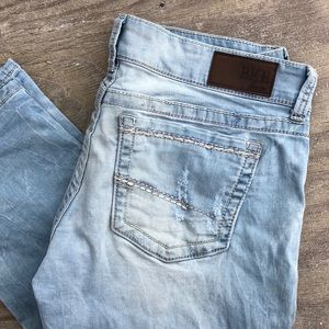 BKE Denim Stella Cropped Capris